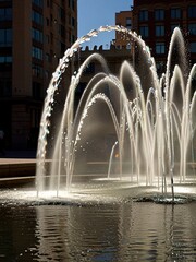 fountains in town