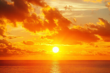 Fototapeta premium sunset over the sea