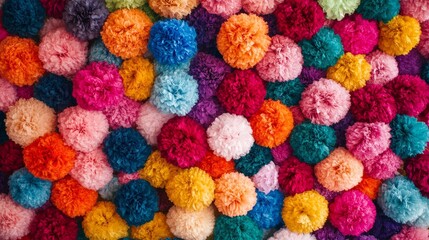 Colorful Pom-Poms