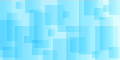 水色のモザイク模様のベクター背景素材