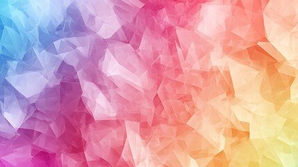 Obraz premium Rainbow Crystal Abstract Digital Painting. AI Generated