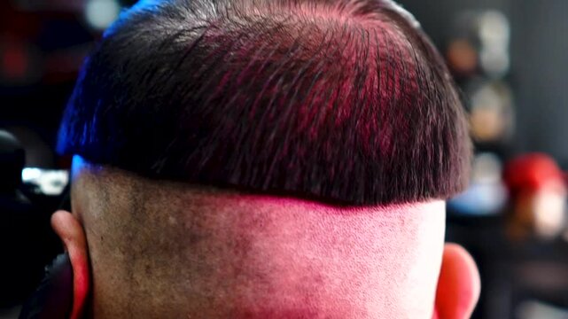 Recorte de cabello con maquina 