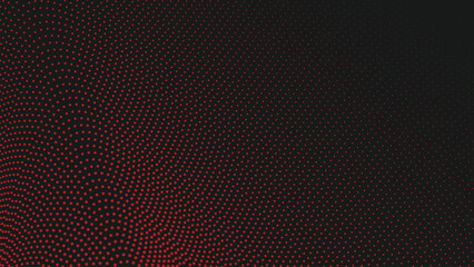 Red Black halftone abstract background for backdrop