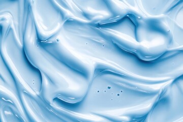 Fototapeta premium Luxurious Blue Cream Texture. Elegant Background for Beauty and Spa Treatments