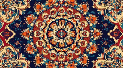 Arabic style Luxury ornamental mandala design background. Decorative ancient ornament. Design for invitation, wedding card, Diwali, decoration. India, Indian, Arabic, Damask, Asian, Turkish, Dubai