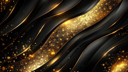 Obraz premium Abstract royal luxuries gold background