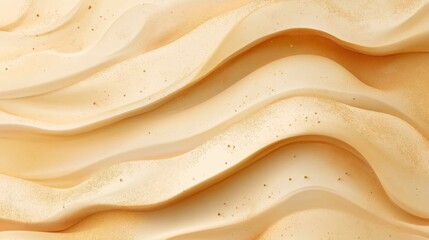 Golden Sand Dunes Abstract Background Texture