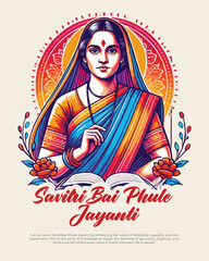 Savitribai Phule Jayanti Celebrating Indias first woman teacher on 3rd January social media post