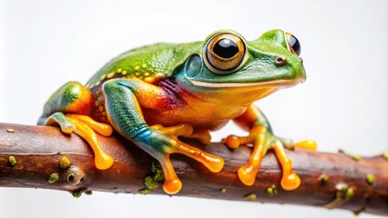 Obraz premium Hourglass Tree Frog Photography: Stunning Dendropsophus ebraccatus Images - High-Resolution Product Photos