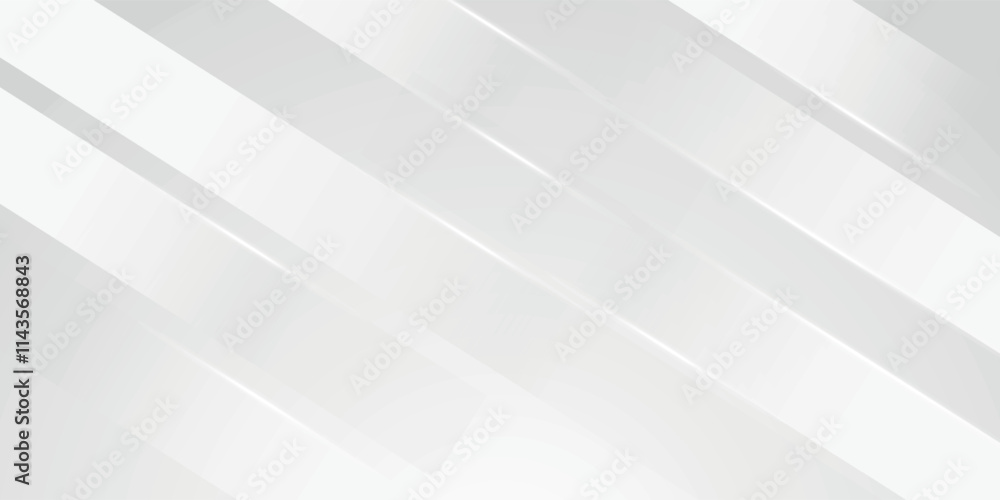 Poster gray and white diagonal line architecture geometry tech abstract subtle background vector illustrati