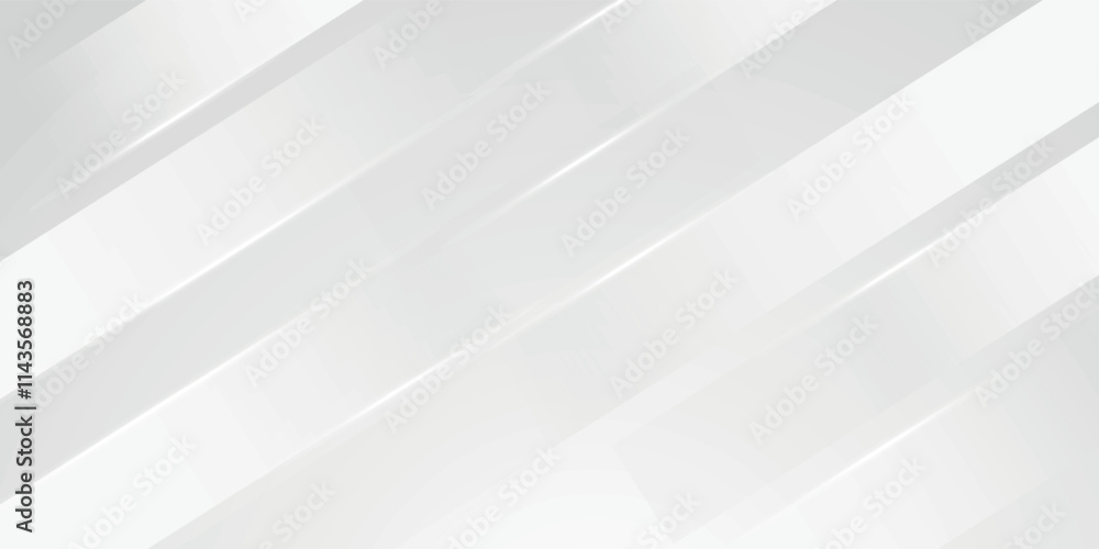 Poster gray and white diagonal line architecture geometry tech abstract subtle background vector illustrati