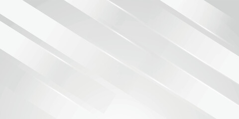 Obraz premium Gray and white diagonal line architecture geometry tech abstract subtle background vector illustration.