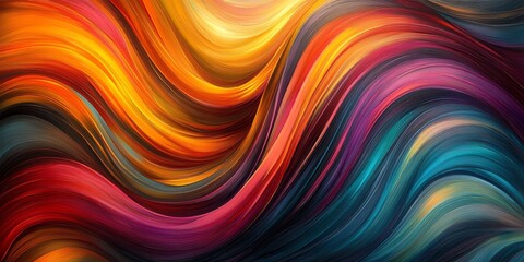A vibrant abstract swirl of colors, conveying movement and energy.