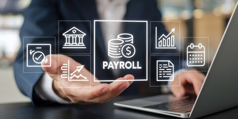 Digital Payroll Management System Interface Display