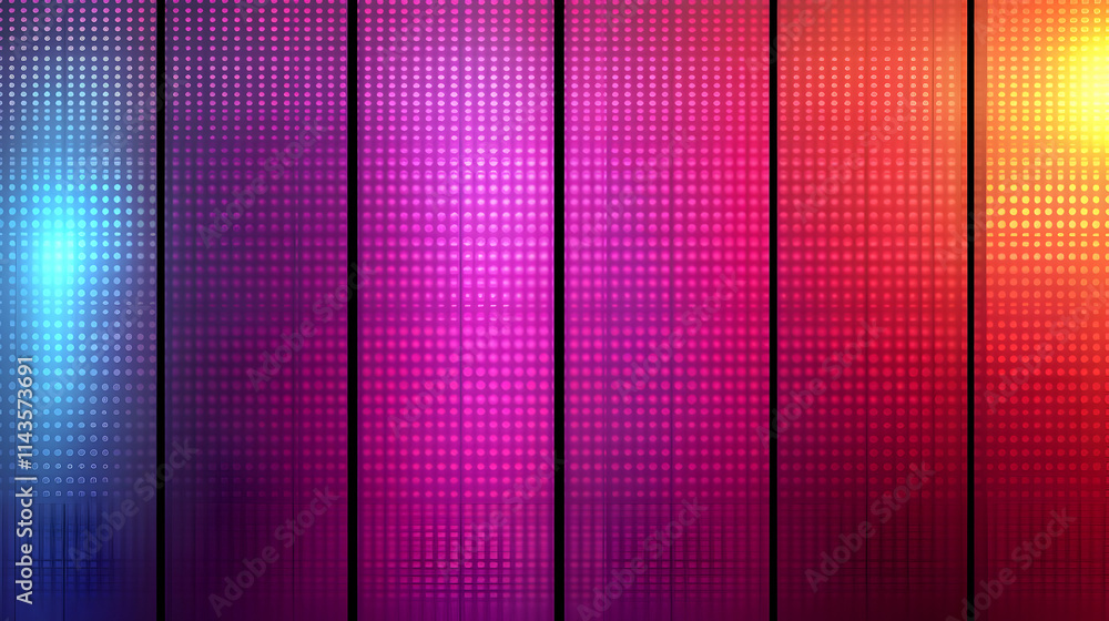 Poster abstract colorful grid pattern background.
