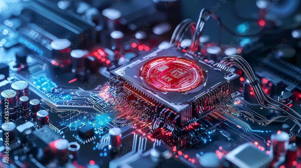 Poster Revolutionizing personal data management a close-up on futuristic tech and global innovation in cyber environments