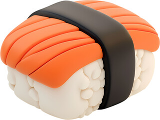 sushi 3d illustration