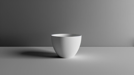Small cup on a minimalist background, simple and elegant, perfect for branding or personal designs