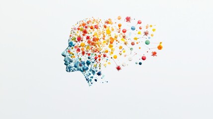 Obraz premium Shielding against free radicals a conceptual art exploration of antioxidants and human silhouettes