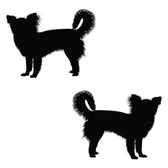 Chihuahua Silhouette, Chihuahua Vector Silhouette, Chihuahua cartoon Silhouette, Chihuahua illustration, Chihuahua icon Silhouette, Chihuahua Silhouette illustration