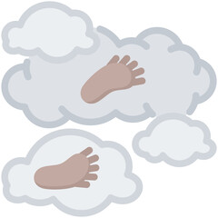 Carbon Footprint Icon