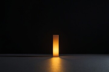 a close up of a light that is on a table