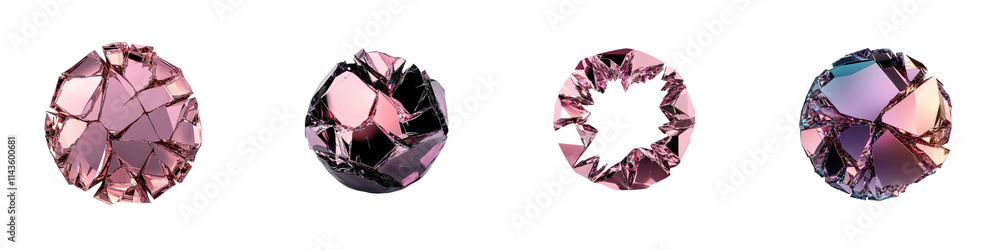Poster stunning close up view of various vibrant crystal gemstones including amethyst quartz garnet and mor