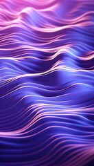Vibrant waves of color create a mesmerizing visual experience. Generative AI