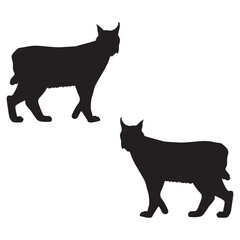 Black Panther Silhouette, Panther Vector Silhouette, black Panther cartoon Silhouette, Panther illustration, Panther icon Silhouette, Panther Silhouette illustration