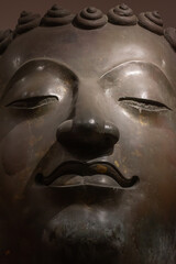 head of buddha image (head of phra saenswae) Lanna Art