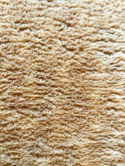 close up of a light brown wool cloth
