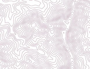 Curvas de nivel, mapa topográfico © Stockchi