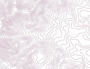 Curvas de nivel, mapa topográfico © Stockchi