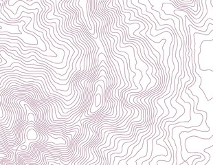 Curvas de nivel, mapa topográfico © Stockchi