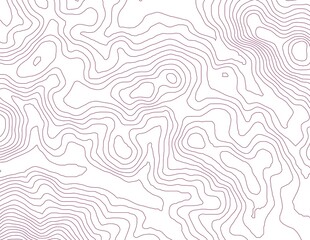 Curvas de nivel, mapa topográfico © Stockchi