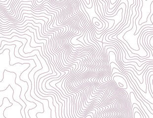 Curvas de nivel, mapa topográfico