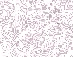 Curvas de nivel, mapa topográfico © Stockchi