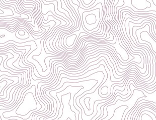 Curvas de nivel, mapa topográfico © Stockchi