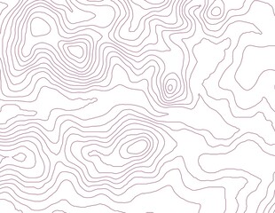 Curvas de nivel, mapa topográfico © Stockchi