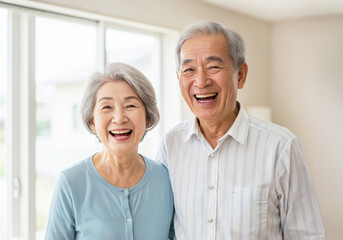 Affectionate Senior Couple Portrait