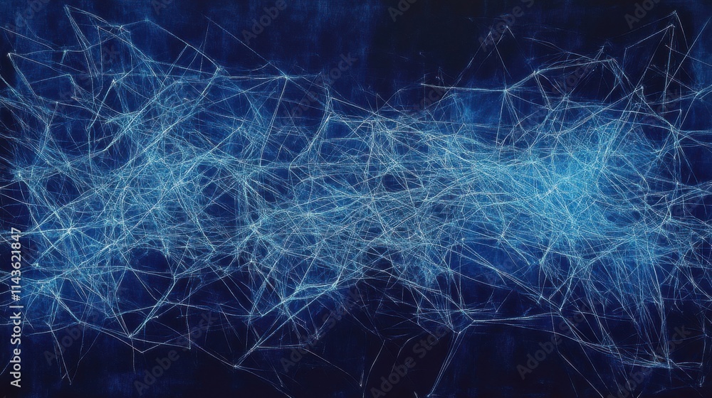 Fototapete Abstract depiction of data streams illustrating connectivity and flow in digital environments displaying dynamic interactions