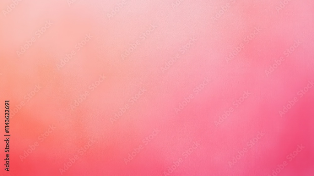 Aufkleber Vibrant colored paper texture with a blend of warm pink and soft peach hues creating a smooth background for artistic projects