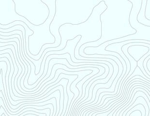 Curvas de nivel, mapa topográfico  © Stockchi