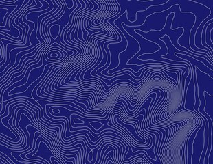 Curvas de nivel, mapa topográfico  © Stockchi