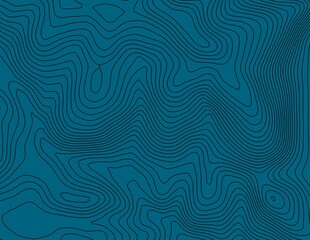 Curvas de nivel, mapa topográfico  © Stockchi