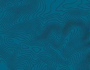 Curvas de nivel, mapa topográfico 