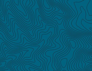 Curvas de nivel, mapa topográfico  © Stockchi