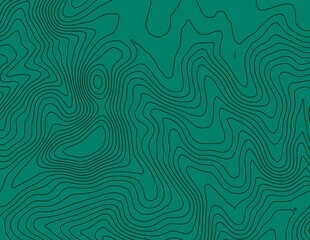 Curvas de nivel, mapa topográfico  © Stockchi