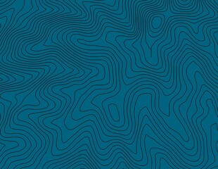 Curvas de nivel, mapa topográfico  © Stockchi