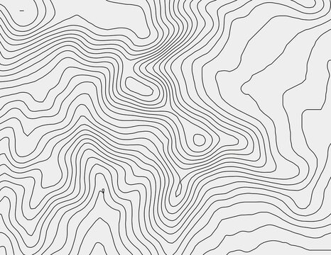Curvas de nivel, mapa topogr&aacute;fico 